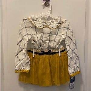 Genuine Kids from OshKosh 2T Shirt & Skirt Outfit